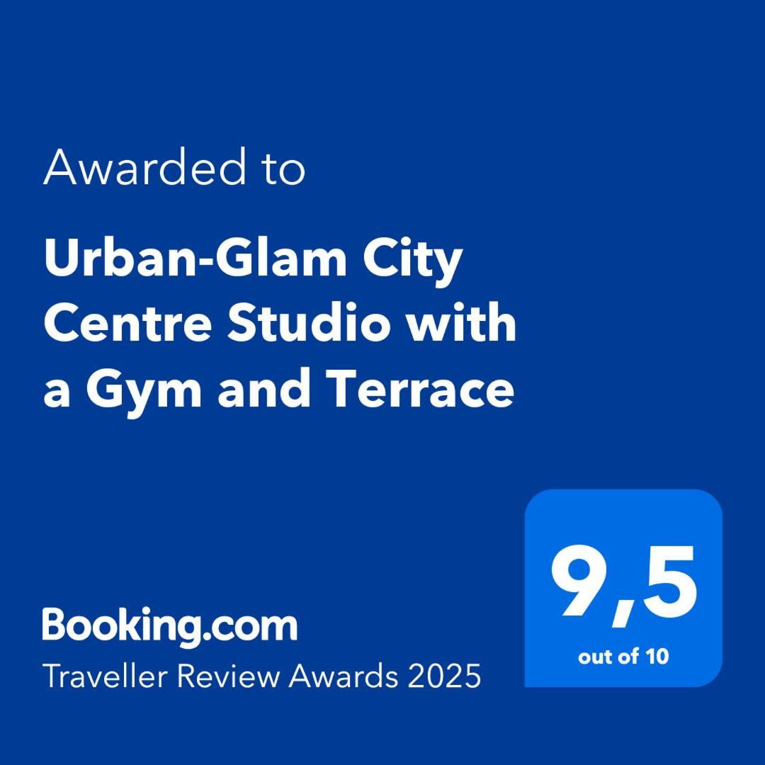Urban-Glam City Centre Studio With A Gym And Terrace Таллин Экстерьер фото